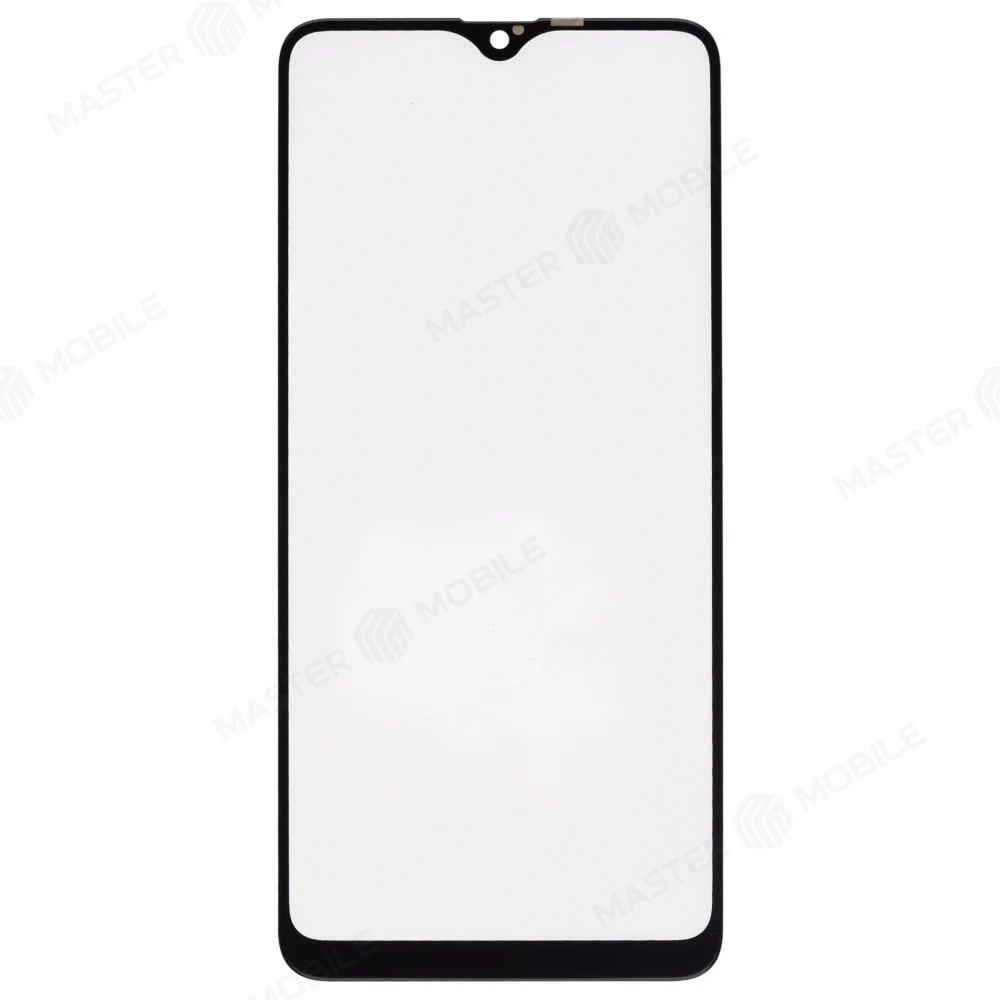 Стекло модуля для Samsung A207 Galaxy A20s + OCA (черный)