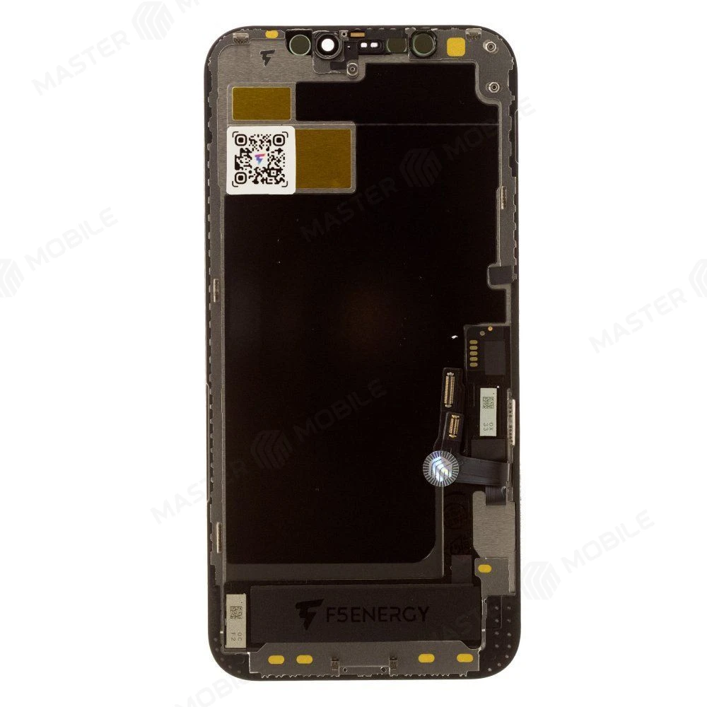 Дисплей для Apple iPhone 12 / iPhone 12 Pro + тачскрин (черный) (F5ENERGY) (Ultra Soft Oled) (площадка под IC) фото №2