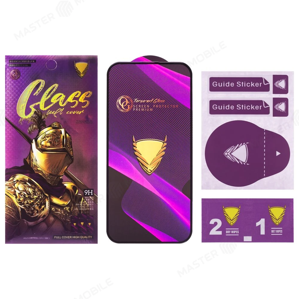 Защитное стекло OG Glass (3 в 1) для Huawei Pura 70 (ADY-LX9) (черный) фото №2