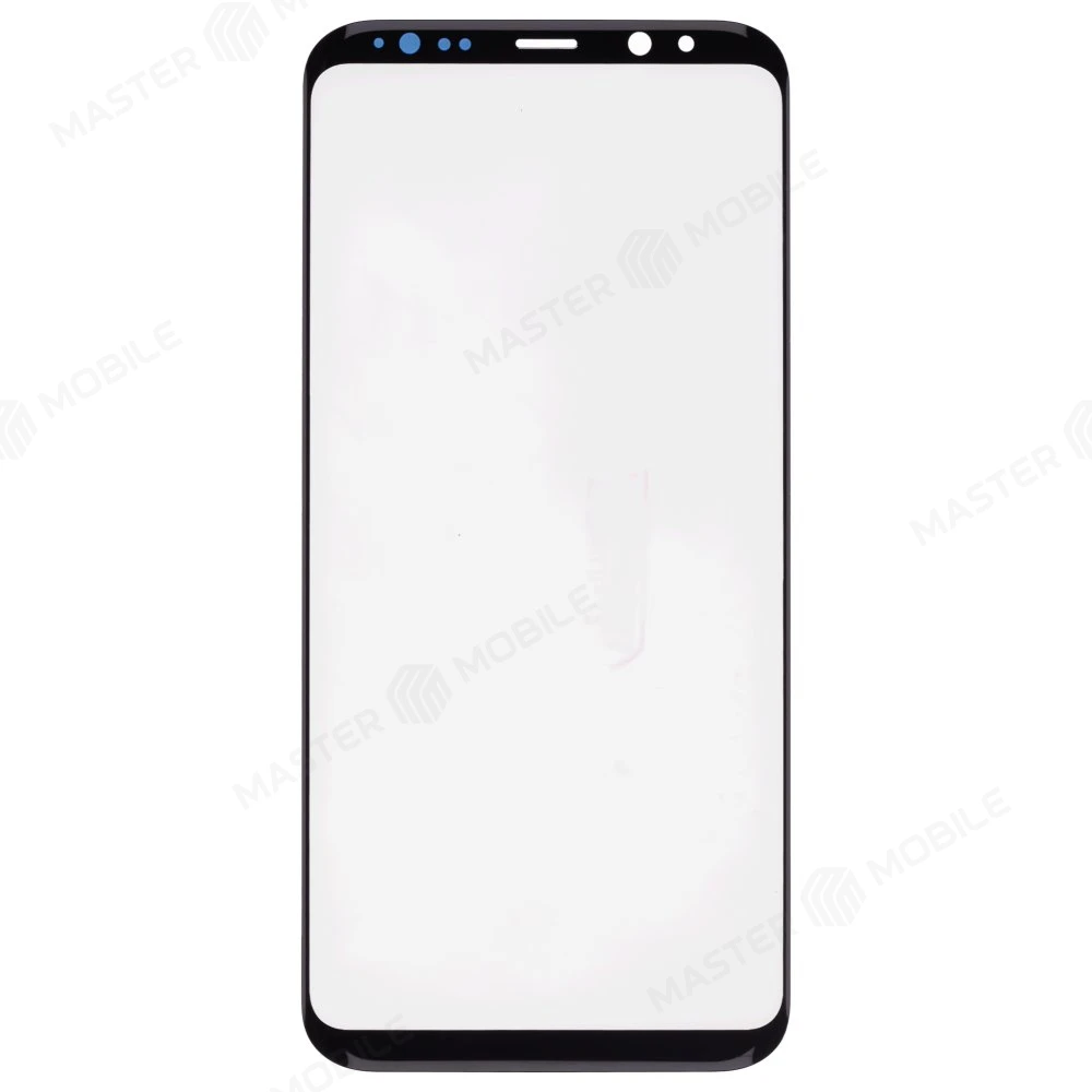 Стекло модуля для Samsung G955 Galaxy S8+ + OCA (черный) (Musttby)