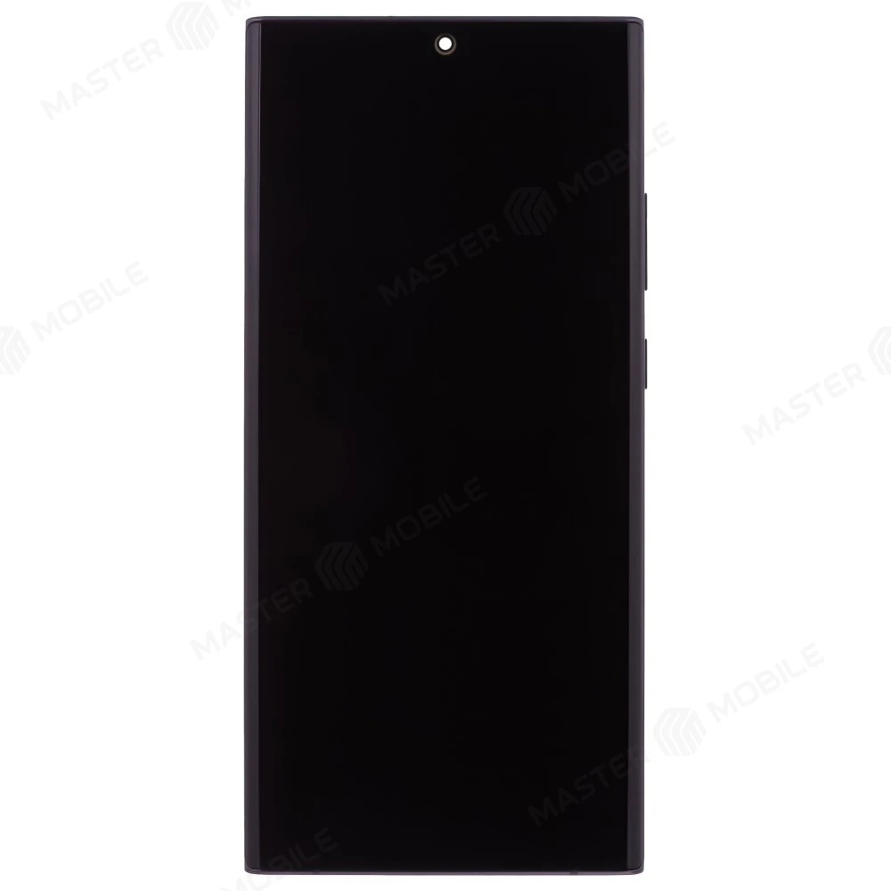 Дисплей для Samsung N985 Galaxy Note 20 Ultra / N986 Galaxy Note 20 Ultra 5G + тачскрин (черный) (в рамке) (ORIG100) (возможен дефект ЛКП)