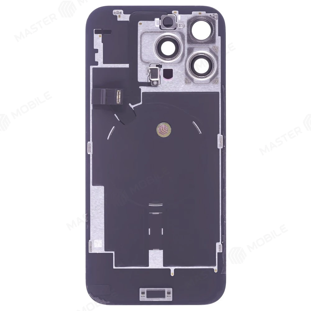 Задняя крышка для Apple iPhone 16 Pro Max (черный) (в сборе) (с разбора) (ORIG100) (возможен дефект ЛКП)  фото №2