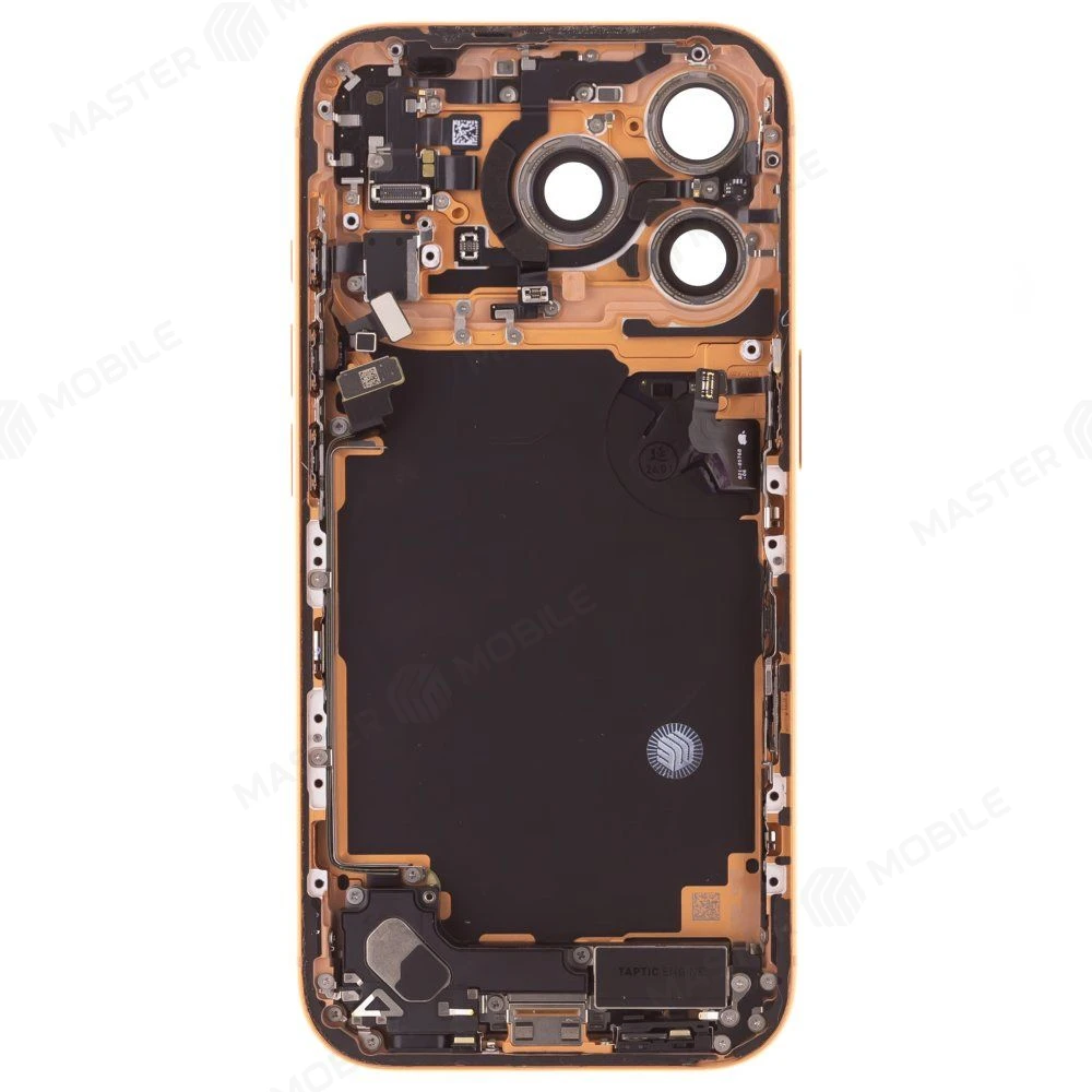 Корпус для Apple iPhone 17 Pro Max (eSIM) (оранжевый) (в сборе) (ORIG100) (Снятый) (возможен дефект ЛКП) фото №2