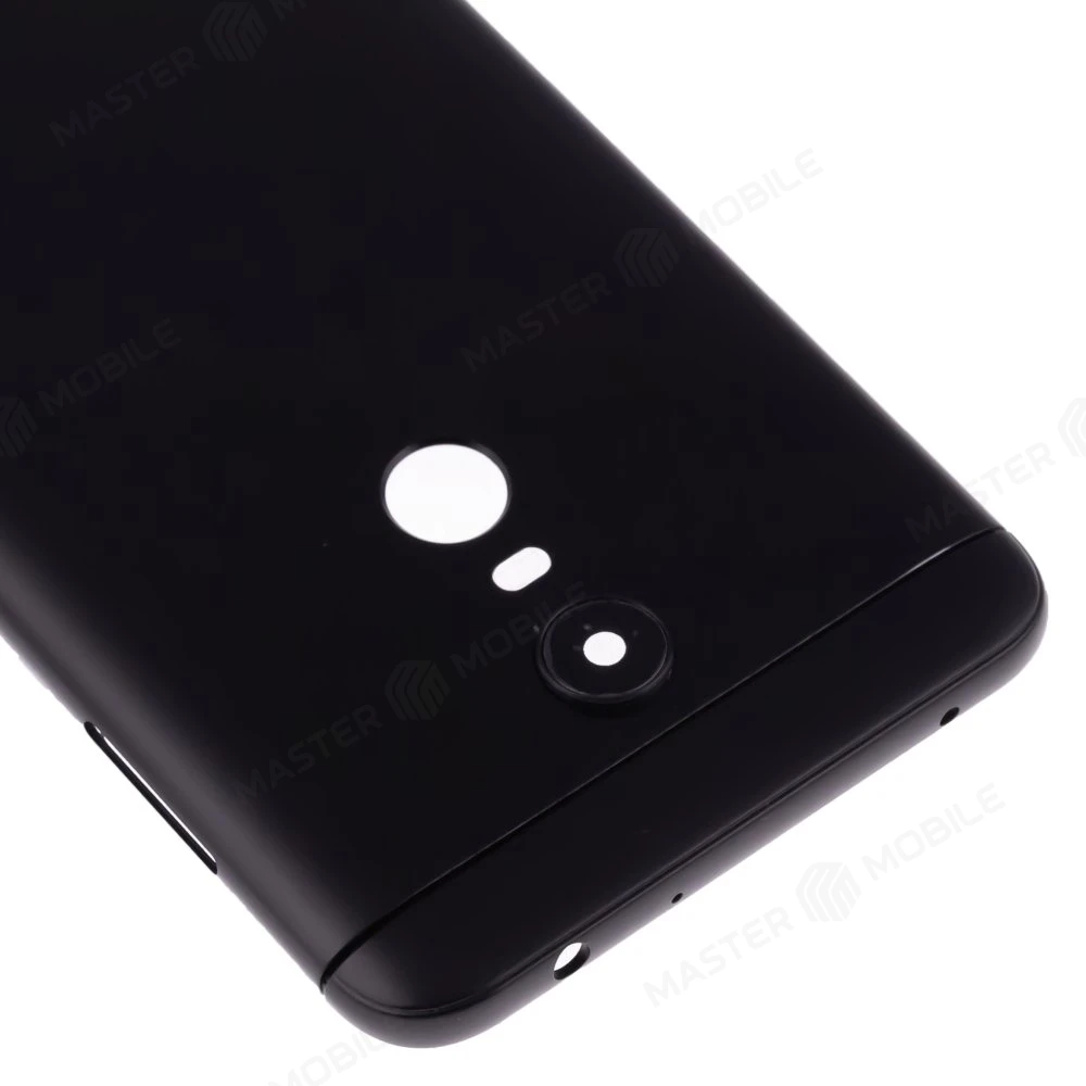 Задняя крышка для Xiaomi Redmi 5 Plus (MEG7) (черный) (в сборе со стеклом камеры) фото №3