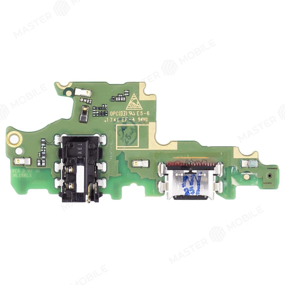 Нижняя плата для Huawei Honor View 10 (BKL-L09) с комп. + разъем зарядки + разъем гарнитуры + микрофон (ORIG100)  фото №2