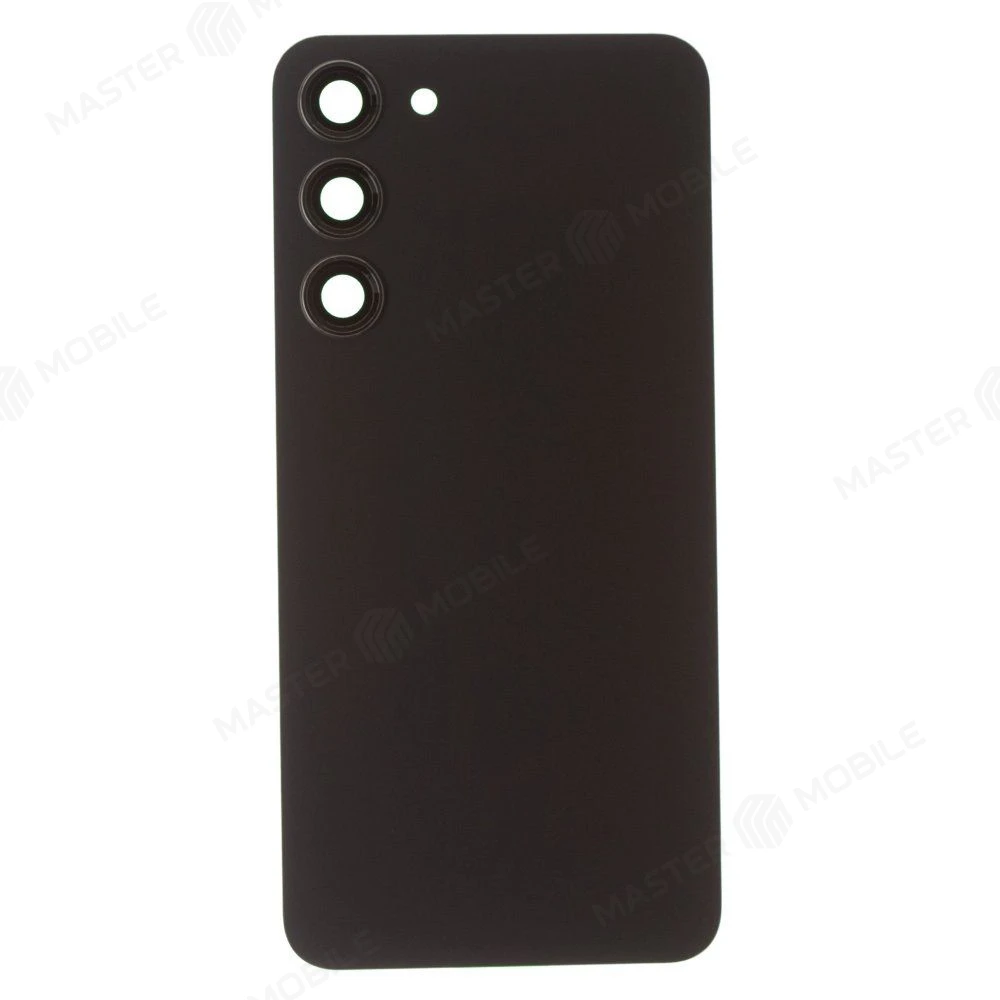 Задняя крышка для Samsung S916 Galaxy S23+ (черный) (в сборе со стеклом камеры) фото №1