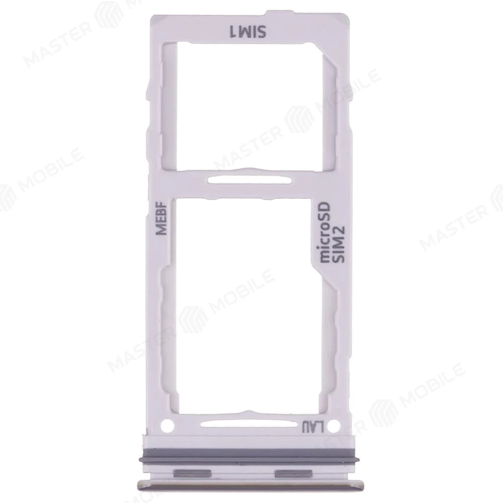 Держатель сим-карты для Samsung M526 Galaxy M52 5G (серебристый) фото №1