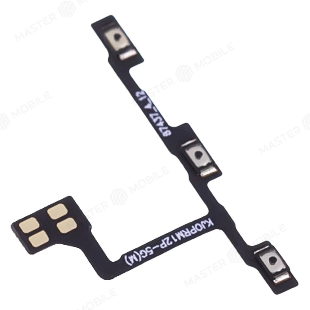 Шлейф для Realme 12 Pro (RMX3842) / 12 Pro+ (RMX3840) с комп. (на кнопку включения и кнопки громкости) фото №3