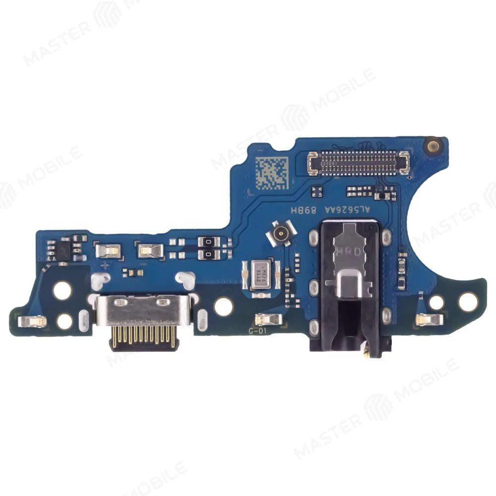 Нижняя плата для Samsung A025 Galaxy A02s / A037 Galaxy A03s с комп. + разъем зарядки + разъем гарнитуры + микрофон (ORIG100) фото №1