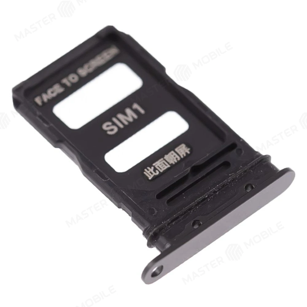 Держатель сим-карты для Xiaomi 15 (24129PN74G) (черный) фото №3