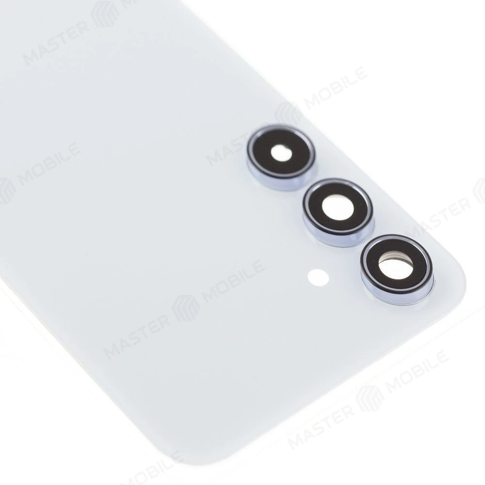 Задняя крышка для Samsung A556 Galaxy A55 5G (голубой) (в сборе со стеклом камеры) (ORIG100) фото №3
