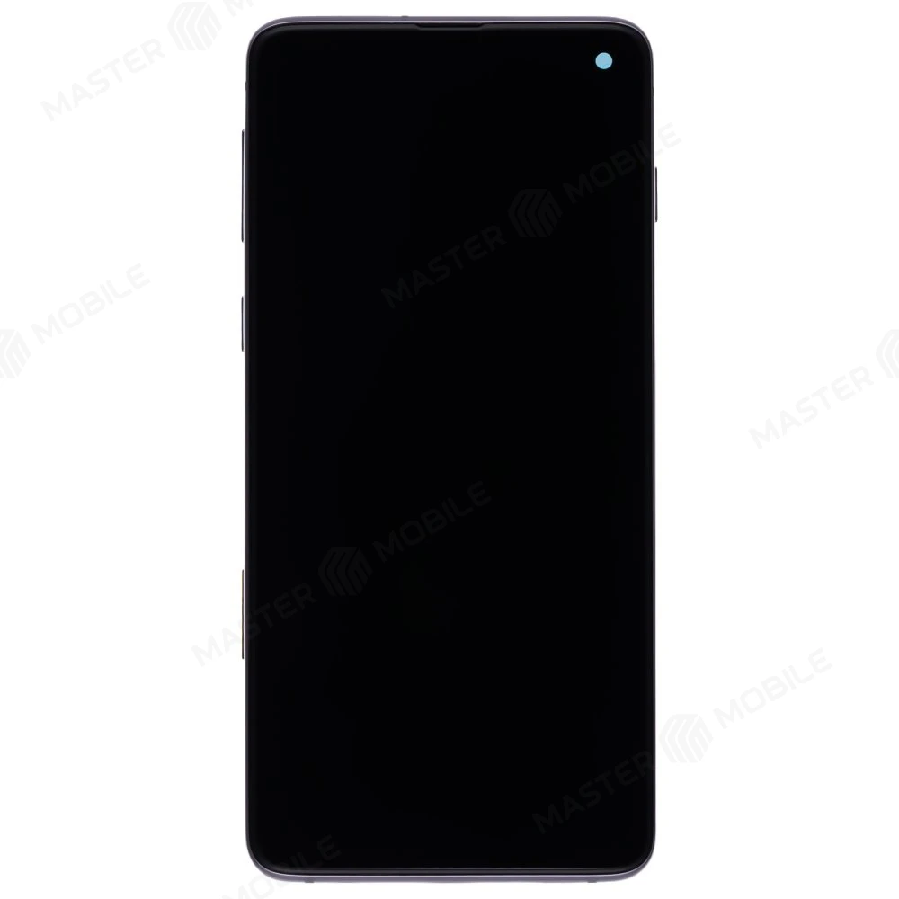 Дисплей для Samsung G973 Galaxy S10 + тачскрин (черный) (в рамке) (In-Cell)