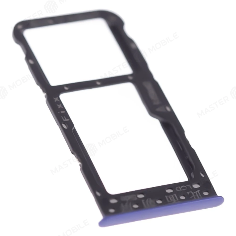 Держатель сим-карты для Huawei P Smart (FIG-LX1) (синий) фото №3