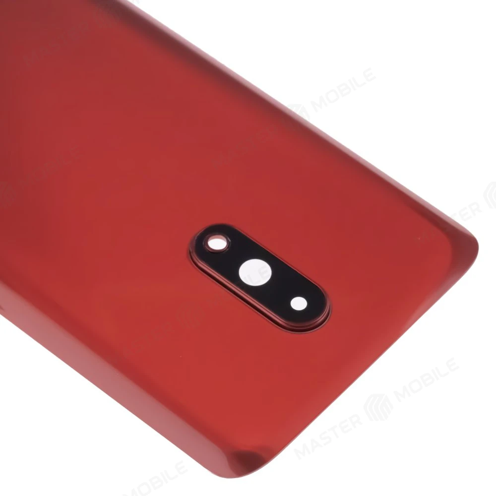 Задняя крышка для OnePlus 7 (красный) (в сборе со стеклом камеры) фото №3