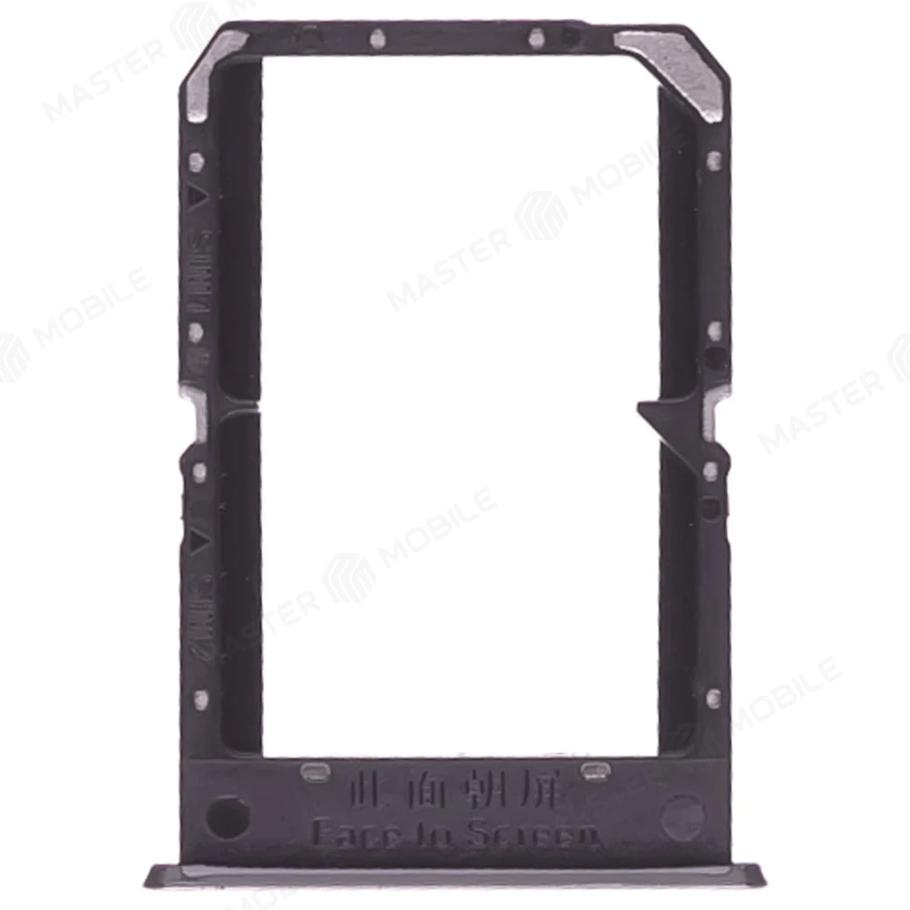 Держатель сим-карты для Realme GT 5G (RMX2202) (серебристый) фото №1