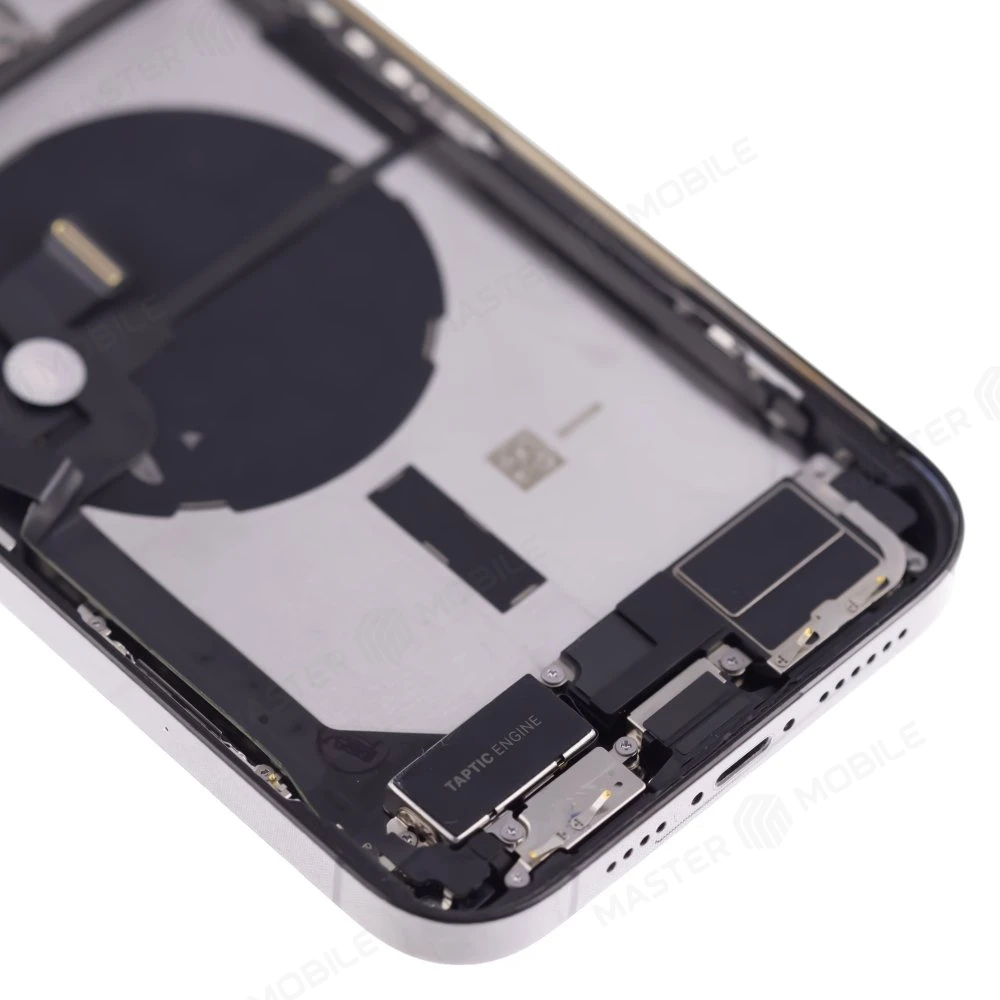 Корпус для Apple iPhone 14 Pro Max (серебристый) (в сборе) (с разбора) (ORIG100) (возможен дефект ЛКП) фото №4