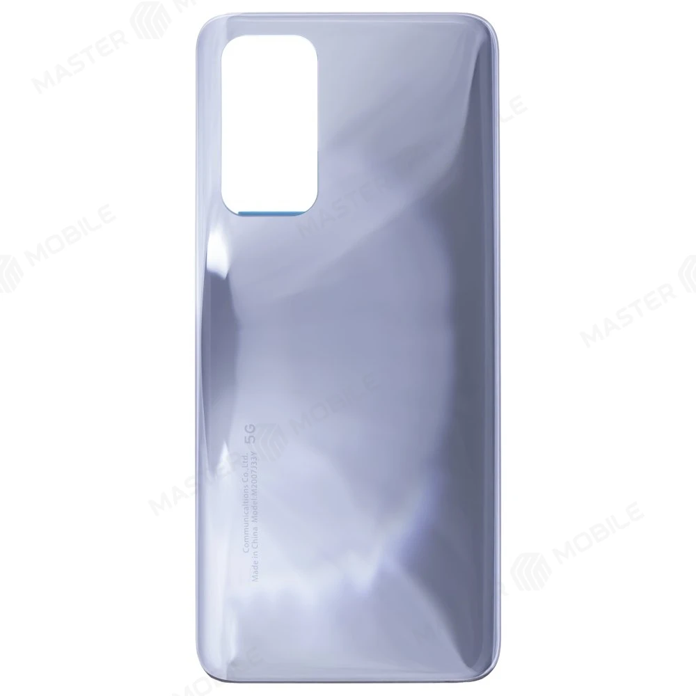 Задняя крышка для Xiaomi Mi 10T 5G (M2007J3SY) / Mi 10T Pro 5G (M2007J3SG) (серебристый)