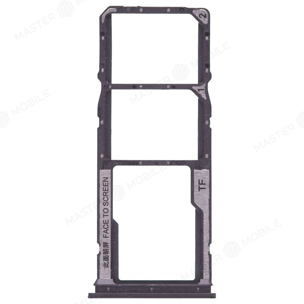 Держатель сим-карты для Xiaomi Redmi 14C 4G (2411DRN47C) (черный)  фото №1