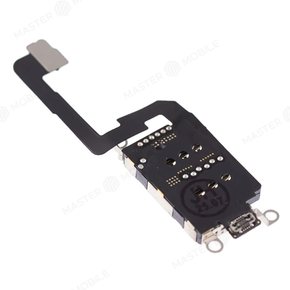 Шлейф для Apple iPhone 16 с комп. + разъем SIM (1 SIM Version) (ORIG100) фото №3