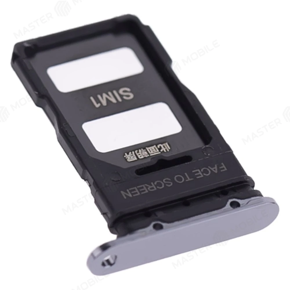 Держатель сим-карты для Xiaomi Mi 11 Ultra (M2102K1G) (черный) фото №3