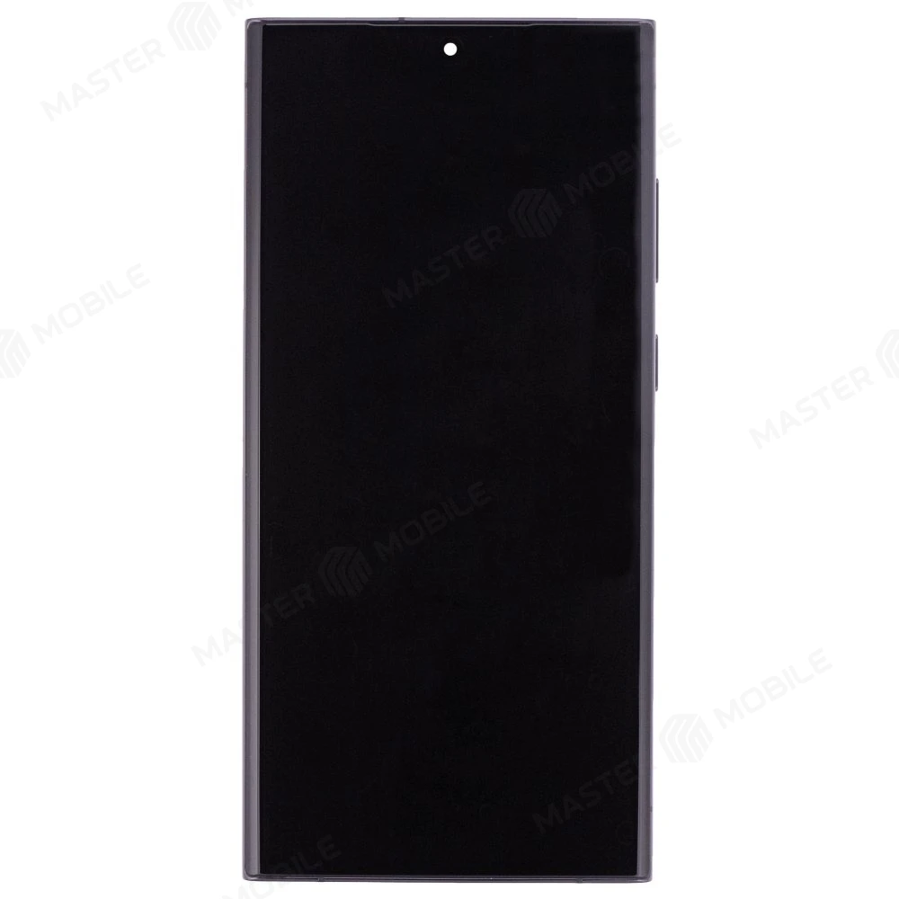 Дисплей для Samsung S918 Galaxy S23 Ultra + тачскрин (черный) (в рамке) (OLED) (Small Size) фото №1