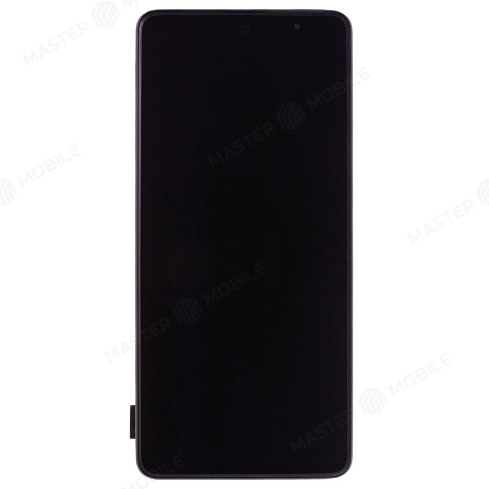 Дисплей для Samsung M317 Galaxy M31s + тачскрин (черный) (в рамке) (ORIG100)