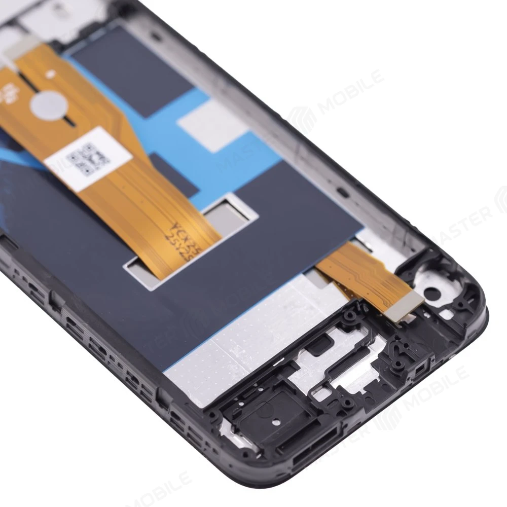 Дисплей для Realme C30 (RMX3581) / Narzo 50i Prime (RMX3506) + тачскрин (черный) (в рамке) (ORIG) фото №4