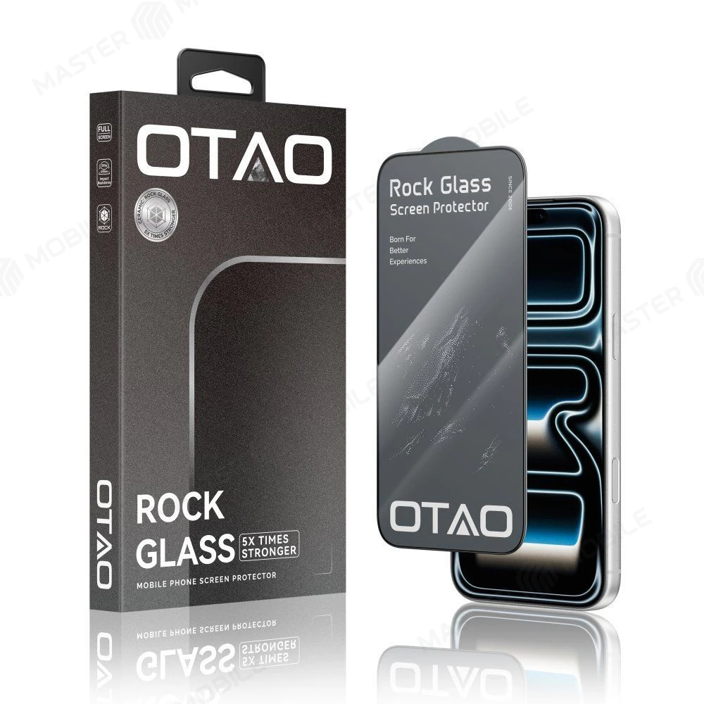 Защитное стекло OTAO Rock Glass для Apple iPhone 16 Pro Max (ультрапрочное) 