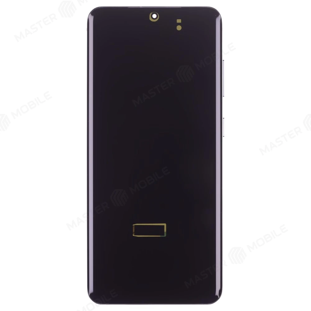 Дисплей для Samsung G980 Galaxy S20 + тачскрин (серебристый) (в рамке) (OLED) (Small Size)