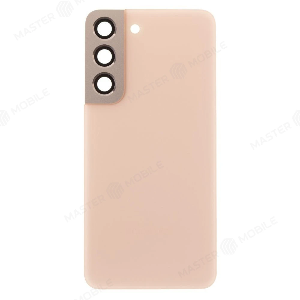 Задняя крышка для Samsung S901 Galaxy S22 (розовый) (в сборе со стеклом камеры) фото №1