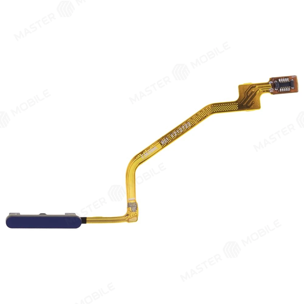 Шлейф для Xiaomi Poco X3 NFC (M2007J20CG) / Poco X3 Pro (M2102J20SG) с комп. + сканер отпечатка пальца (синий)