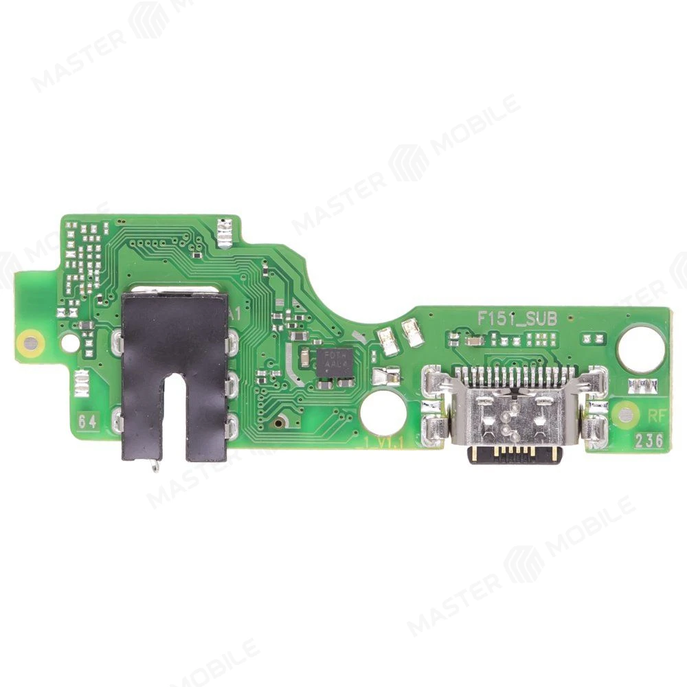 Нижняя плата для Infinix Smart 10 (X6725) с комп. + разъем зарядки + микрофон + разъем гарнитуры фото №2