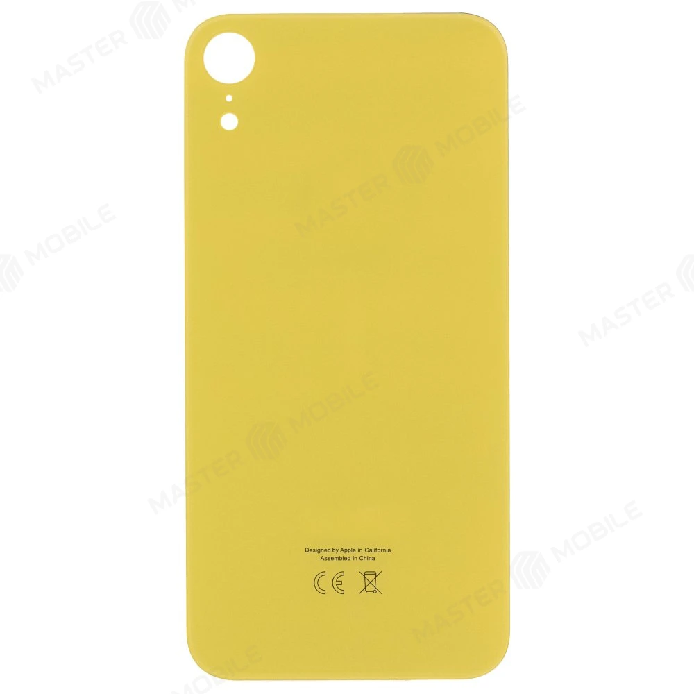 Задняя крышка для Apple iPhone Xr (желтый) (с широким отверстием) (Premium)