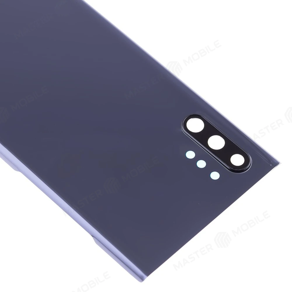 Задняя крышка для Samsung N975 Galaxy Note 10+ / N976 Galaxy Note 10+ 5G (черный) (в сборе со стеклом камеры) фото №3