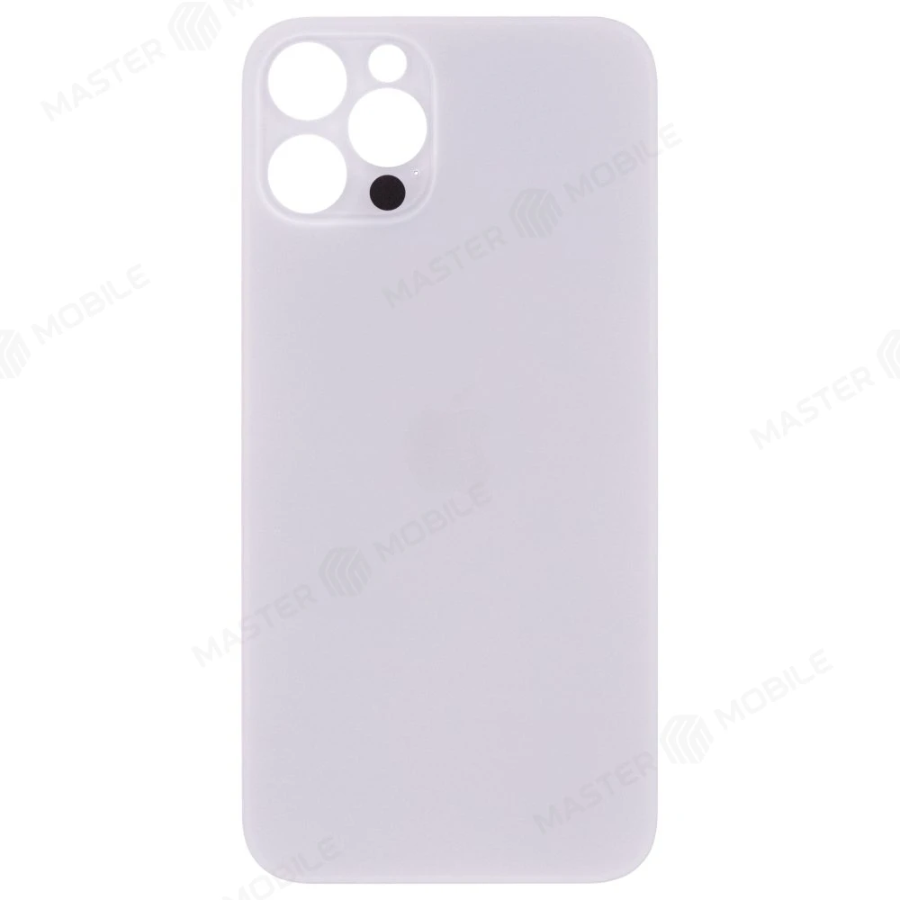 Задняя крышка для Apple iPhone 12 Pro (белый) (с широким отверстием) (Premium)