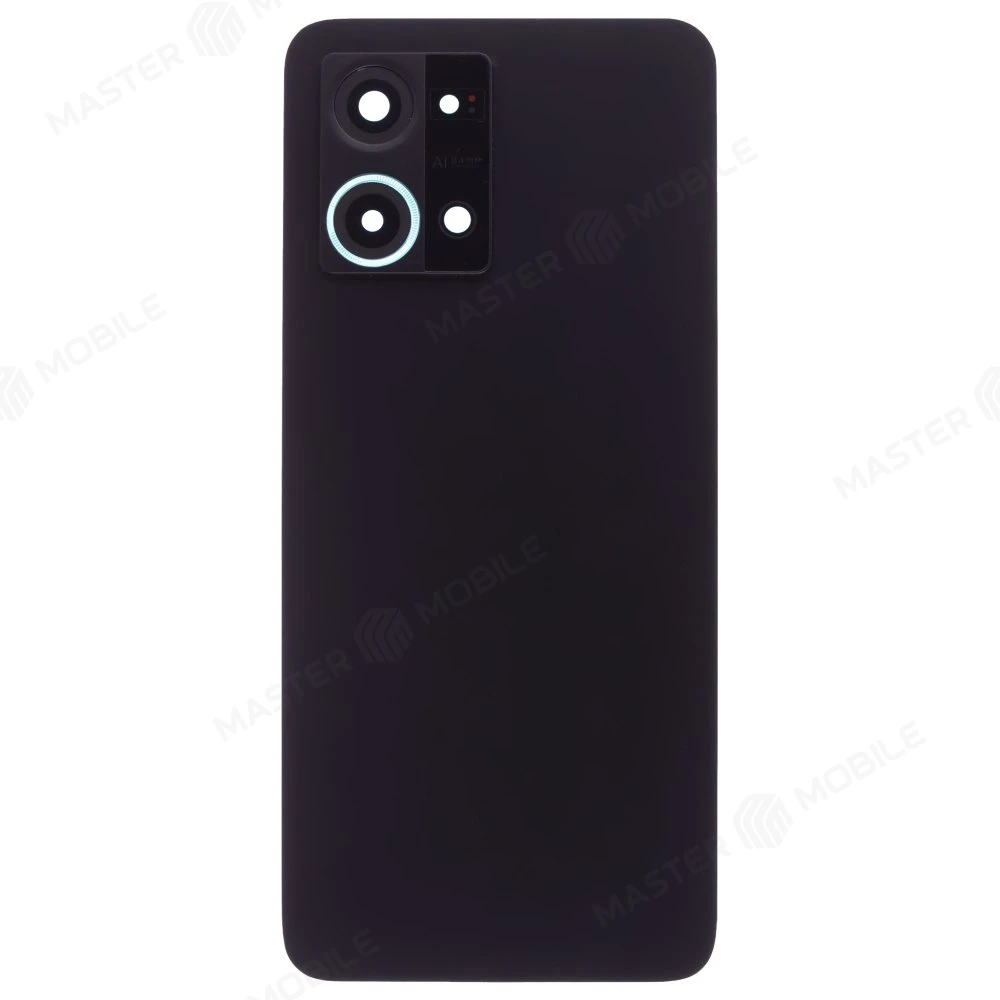 Задняя крышка для OPPO Reno 7 4G (CPH2363) (черный) (в сборе со стеклом камеры)