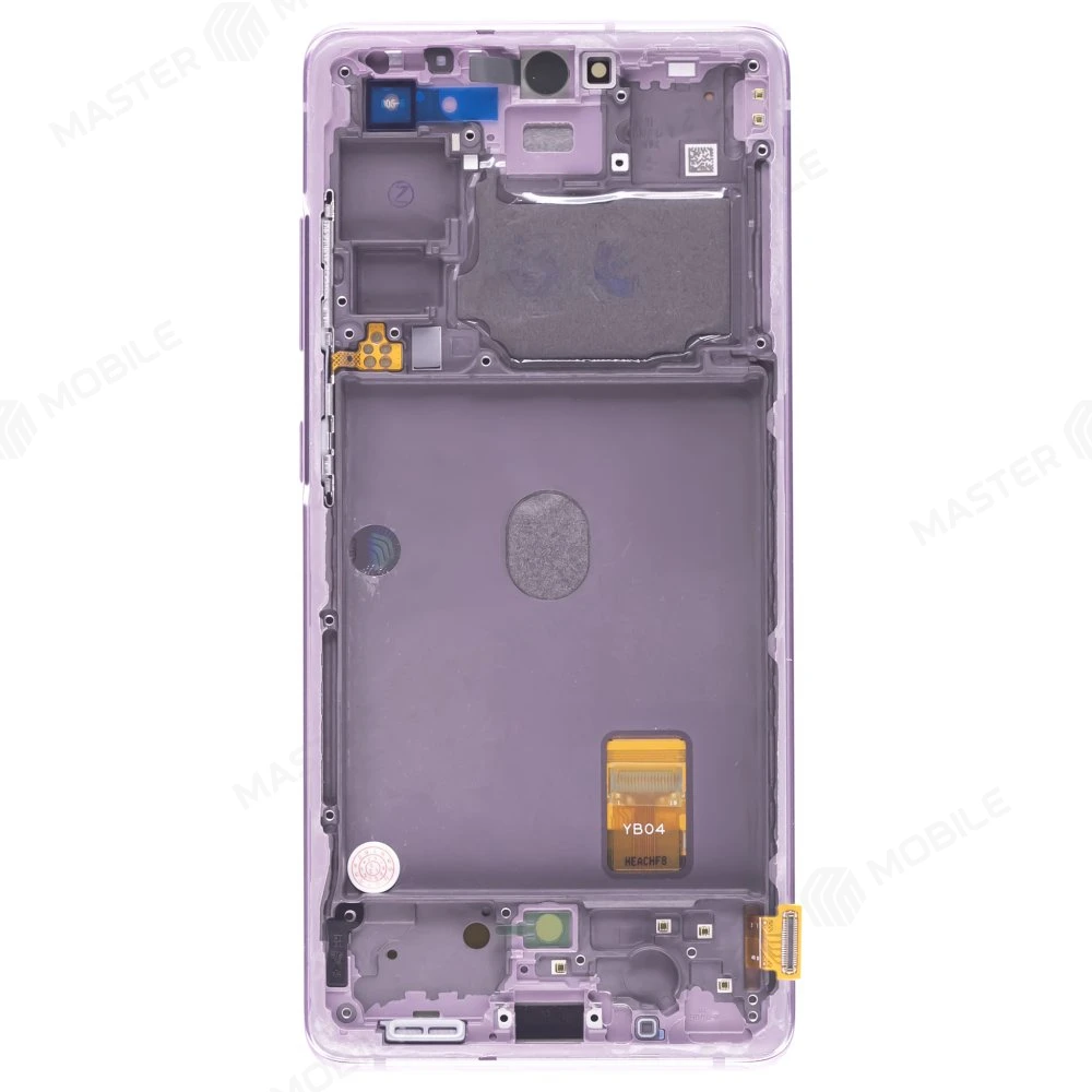 Дисплей для Samsung G780 Galaxy S20 FE + тачскрин (фиолетовый) (в рамке) (ORIG100) (возможен дефект ЛКП) фото №2