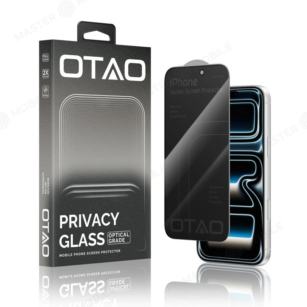 Защитное стекло OTAO 28° Privacy для Apple iPhone 17 Pro Max / iPhone 18 Pro Max (антишпион) 