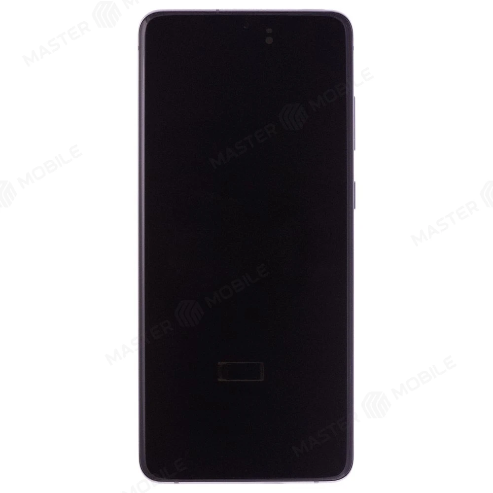 Дисплей для Samsung G985 Galaxy S20+ / G986 Galaxy S20+ 5G + тачскрин (серый) (в рамке) (ORIG100) (возможен дефект ЛКП)