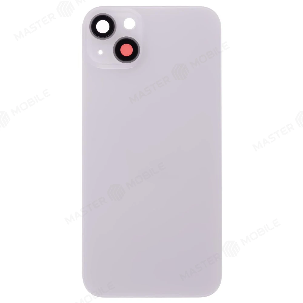 Задняя крышка для Apple iPhone 14 Plus (белый) (в сборе со стеклом камеры) (Premium)