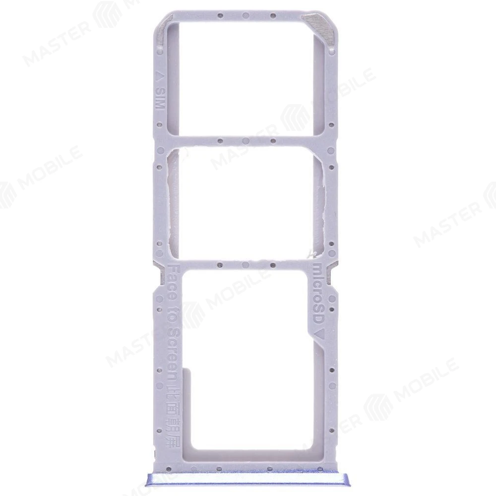 Держатель сим-карты для OPPO A16 (CPH2269) (голубой) фото №1