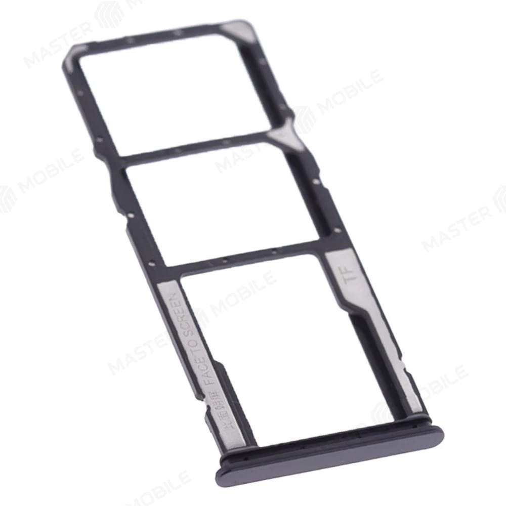 Держатель сим-карты для Xiaomi Poco M4 Pro 4G (2201117PG) (черный)  фото №3