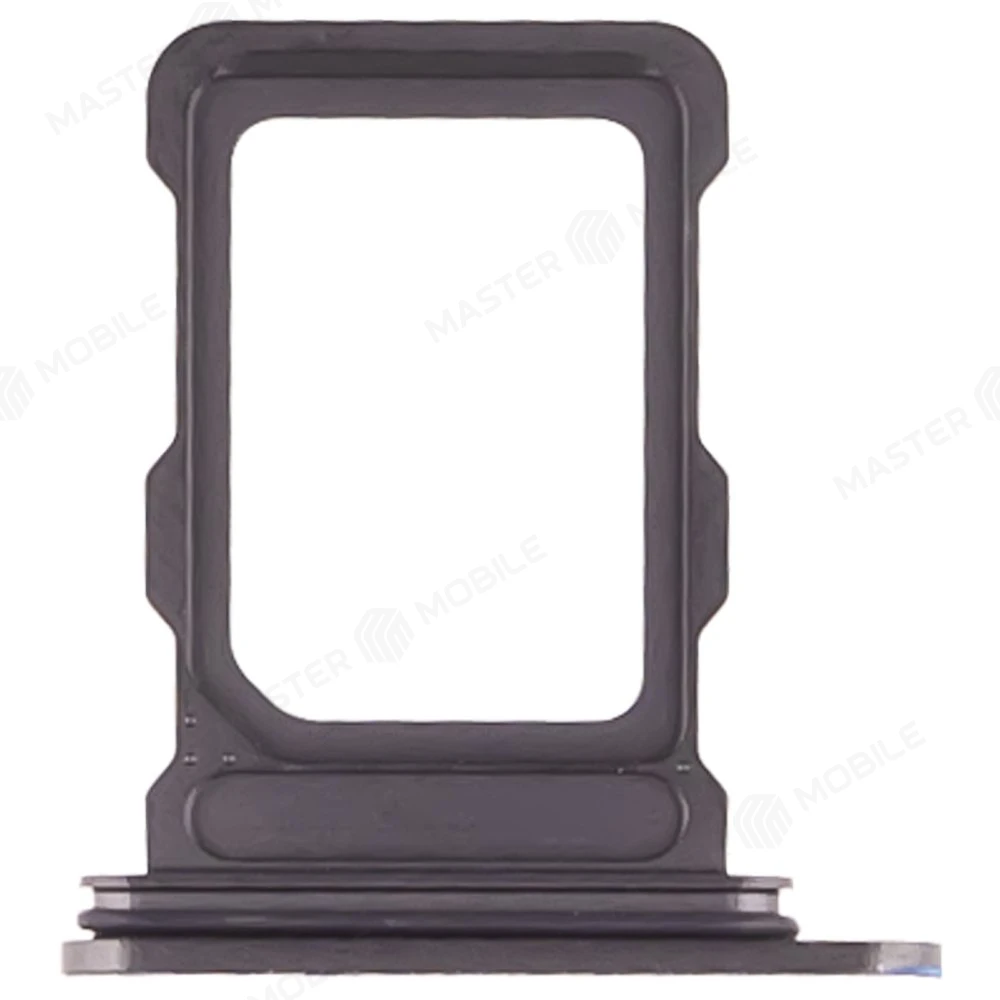 Держатель сим-карты для Apple iPhone 16 Pro / iPhone 16 Pro Max (черный)  фото №1