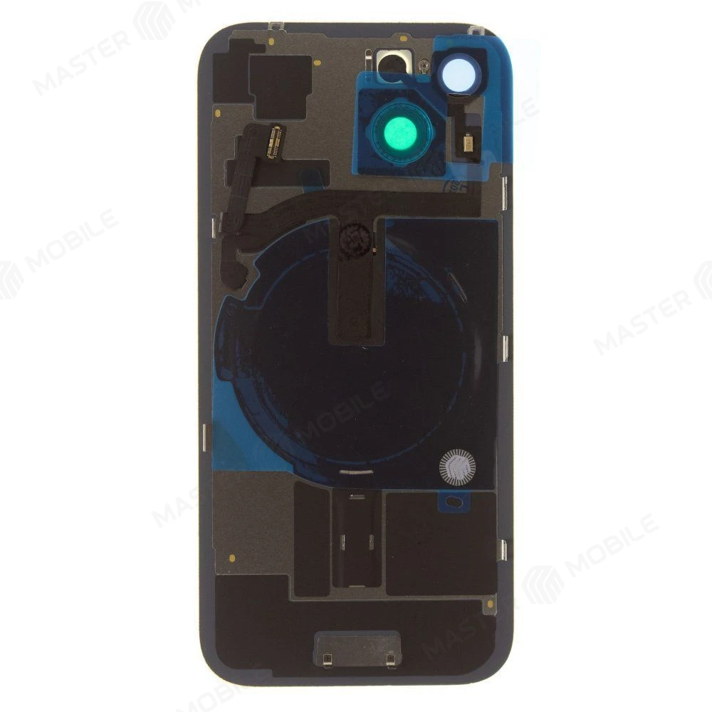 Задняя крышка для Apple iPhone 15 (желтый) (в сборе со стеклом камеры и шлейфом) (Premium)  фото №2