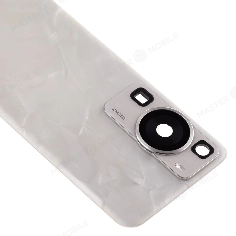 Задняя крышка для Huawei P60 (LNA-LX9) (белый) (в сборе со стеклом камеры) (ORIG100)  фото №3