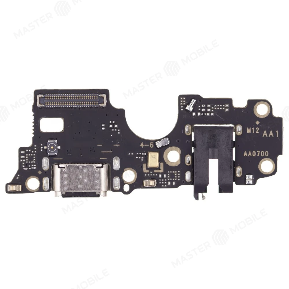 Нижняя плата для OPPO A16 (CPH2269) / OPPO A54 4G (CPH2239) с комп. + разъем зарядки + микрофон