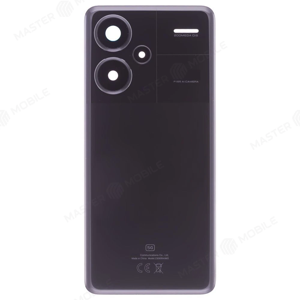 Задняя крышка для Xiaomi Redmi Note 13 Pro+ 5G (23090RA98C) (черный) (в сборе со стеклом камеры) (ORIG100) фото №1