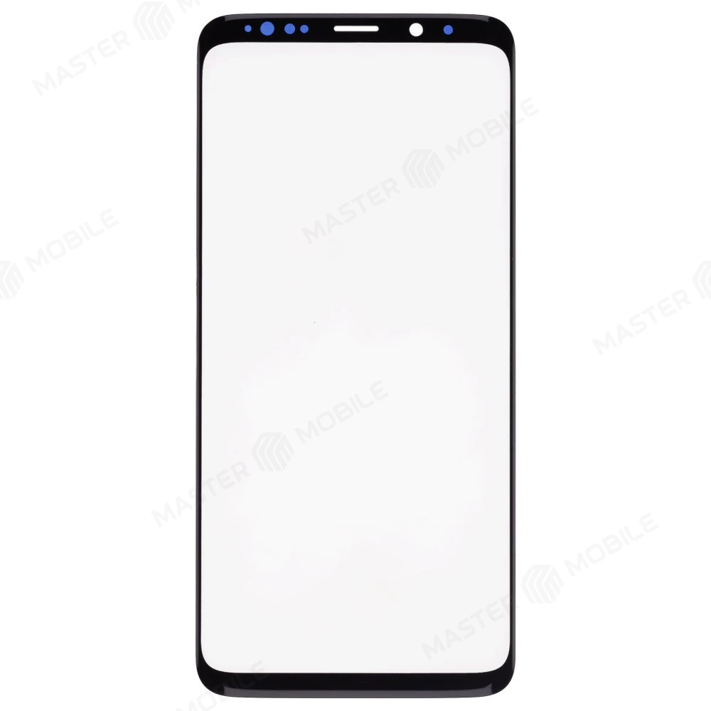 Стекло модуля для Samsung G965 Galaxy S9+ + OCA (черный)