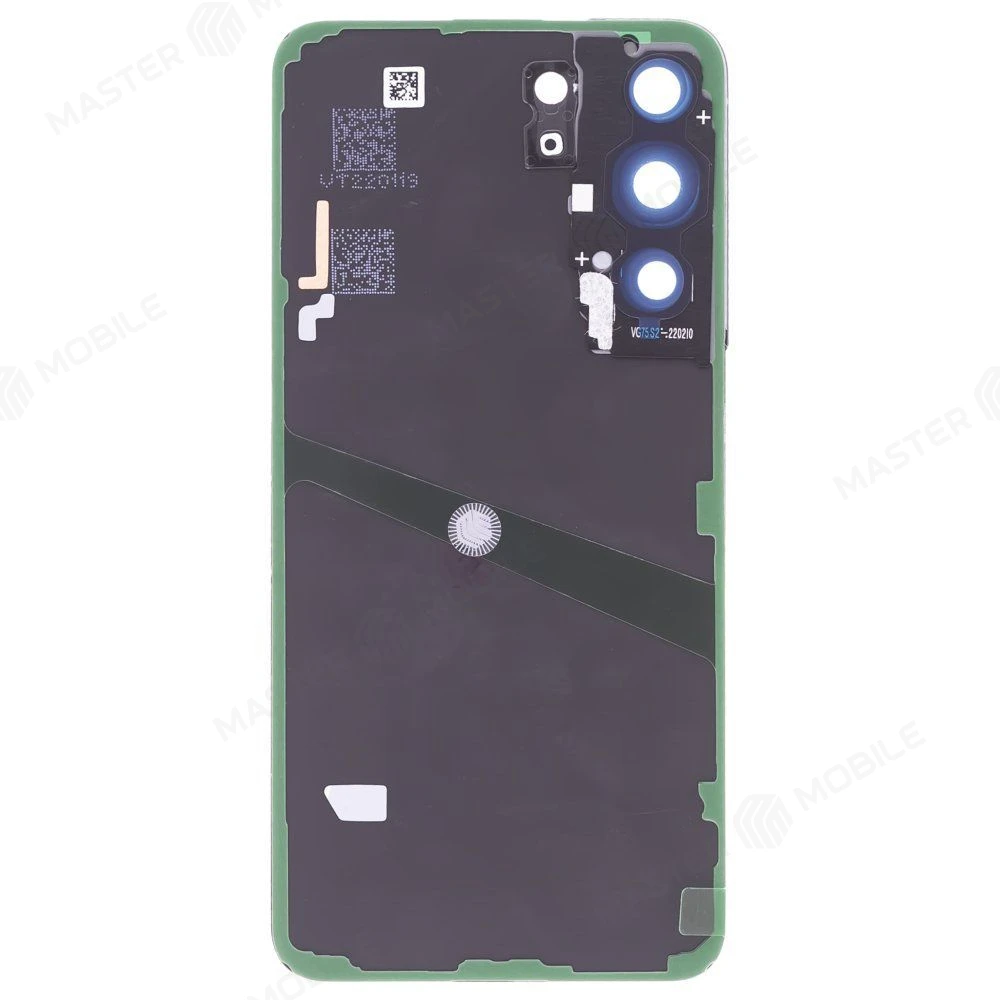 Задняя крышка для Samsung S901 Galaxy S22 (черный) (в сборе со стеклом камеры) (ORIG100) фото №2