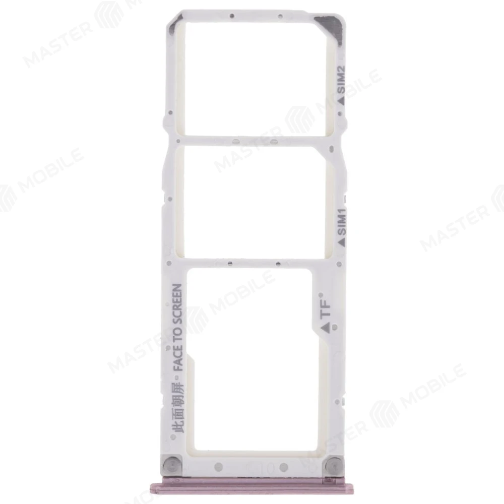 Держатель сим-карты для Xiaomi Mi A2 Lite (M1805D1SG) / Redmi 6 Pro (розовый)  фото №1